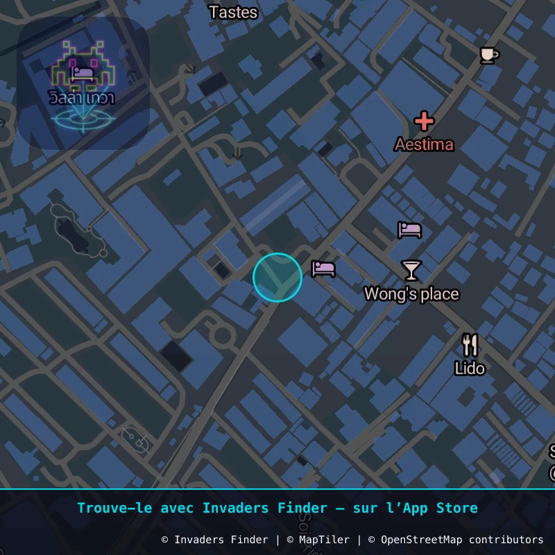 Zone approximative de l'invader BGK_20, dans le quartier Suan Plu, Bangkok à Bangkok. Emplacement exact disponible dans l'app Invaders Finder.