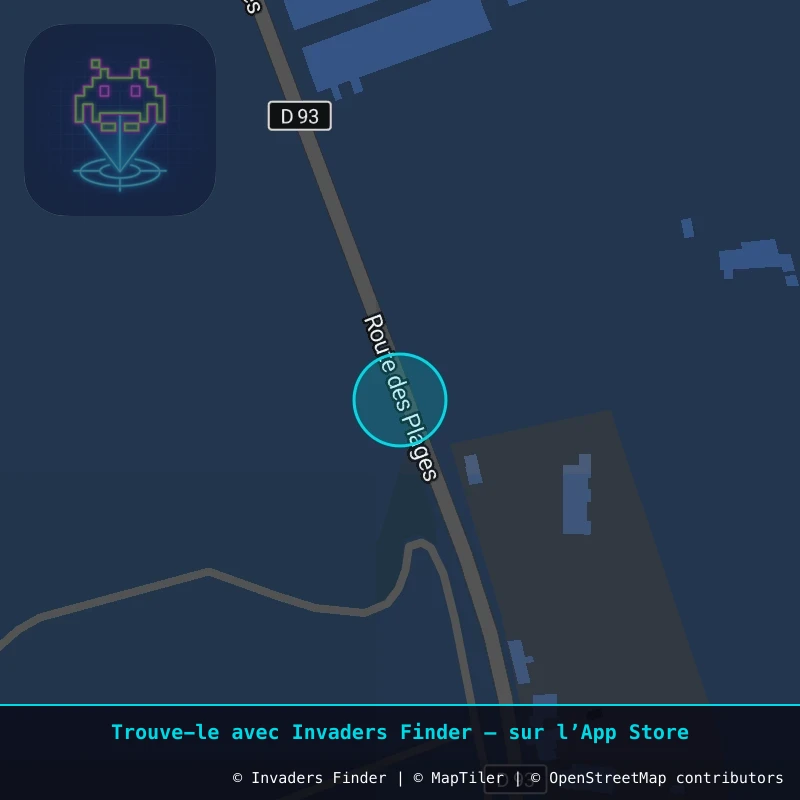 Zone approximative de l'invader CAZ_26, dans le quartier Un quartier de Ramatuelle à Côte d'Azur. Emplacement exact disponible dans l'app Invaders Finder.