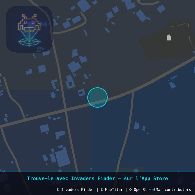 Zone approximative de l'invader DJBA_45, dans le quartier Tmasset, Sedouikech à Djerba. Emplacement exact disponible dans l'app Invaders Finder.