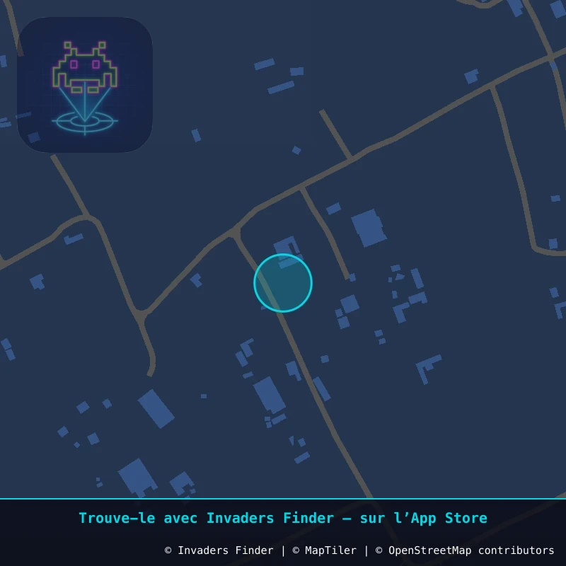 Zone approximative de l'invader DJBA_56, dans le quartier Cité El Anouar, Mahboubine à Djerba. Emplacement exact disponible dans l'app Invaders Finder.
