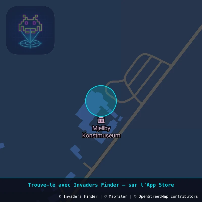Zone approximative de l'invader HALM_01, dans le quartier ce quartier d'Halmstad à Halmstad. Emplacement exact disponible dans l'app Invaders Finder.
