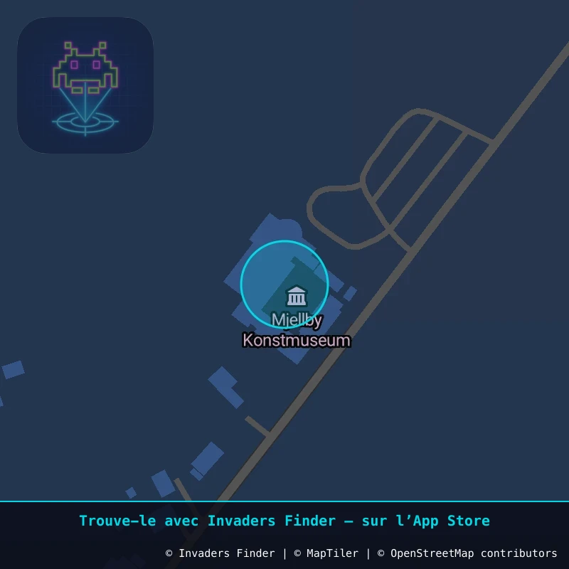 Zone approximative de l'invader HALM_02, dans le quartier ce quartier d'Halmstad à Halmstad. Emplacement exact disponible dans l'app Invaders Finder.