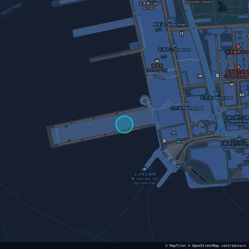 Zone approximative de l'invader HK_104, dans le quartier Wan Chai, Hong Kong à Hong Kong. Emplacement exact disponible dans l'app Invaders Finder.