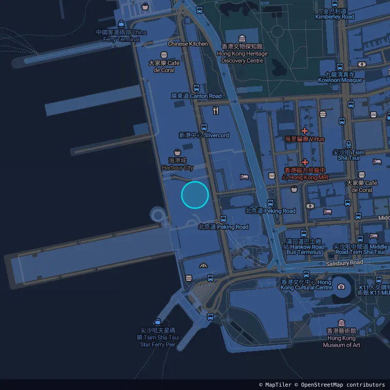 Zone approximative de l'invader HK_113, dans le quartier Wan Chai, Hong Kong à Hong Kong. Emplacement exact disponible dans l'app Invaders Finder.