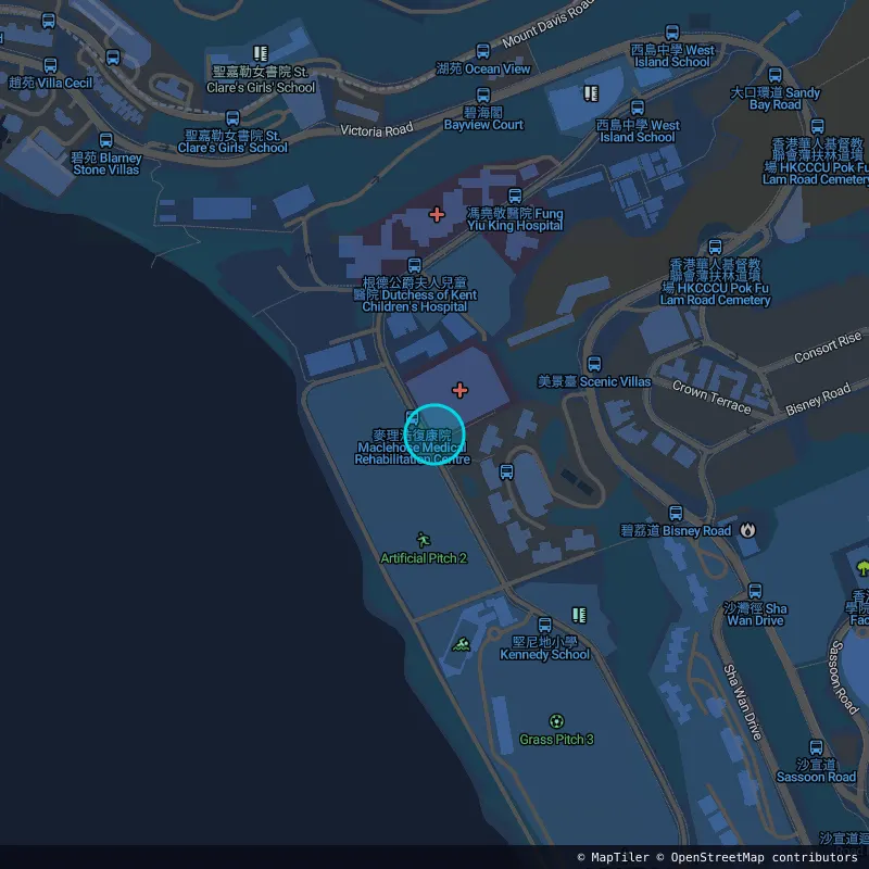Zone approximative de l'invader HK_127, dans le quartier Aberdeen, Hong Kong à Hong Kong. Emplacement exact disponible dans l'app Invaders Finder.