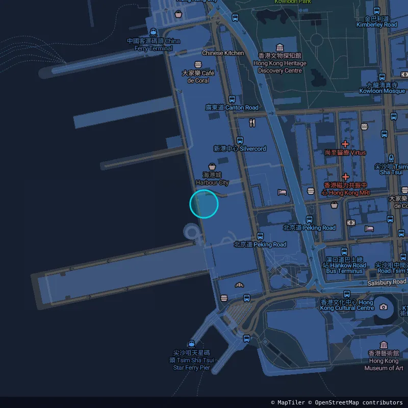 Zone approximative de l'invader HK_130, dans le quartier Wan Chai, Hong Kong à Hong Kong. Emplacement exact disponible dans l'app Invaders Finder.