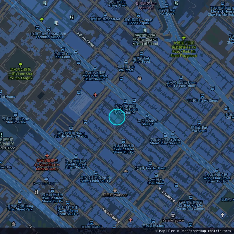 Zone approximative de l'invader HK_88, dans le quartier Kowloon Tong, Hong Kong à Hong Kong. Emplacement exact disponible dans l'app Invaders Finder.