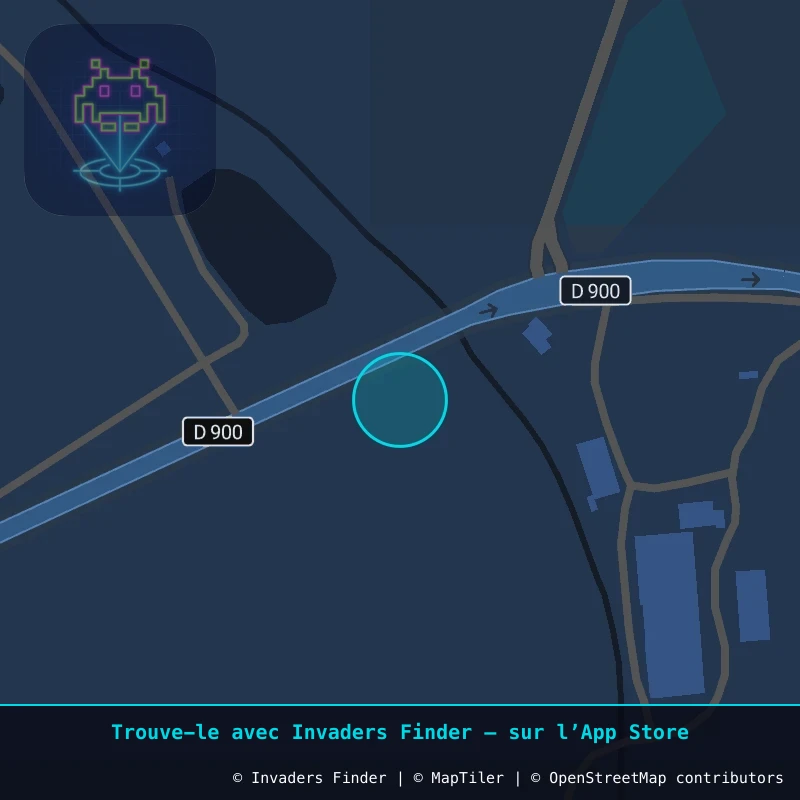 Zone approximative de l'invader LBR_01, dans le quartier Centre-ville, Saint-Martin-de-Castillon à Luberon. Emplacement exact disponible dans l'app Invaders Finder.