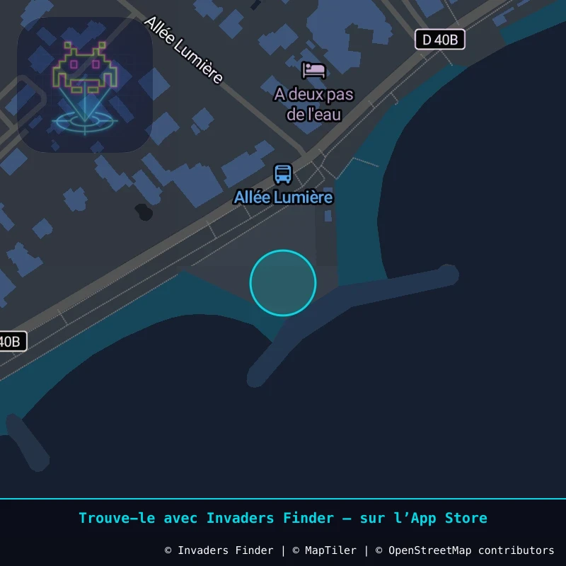 Zone approximative de l'invader LCT_07, dans le quartier Quartier Lumière, La Ciotat à La Ciotat. Emplacement exact disponible dans l'app Invaders Finder.