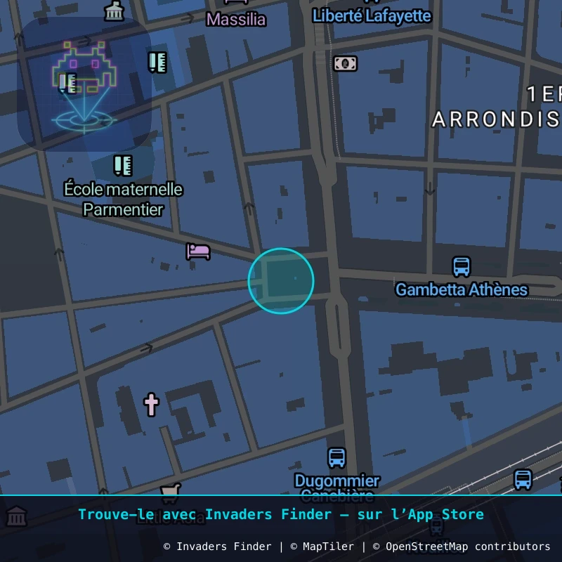 Zone approximative de l'invader MARS_57, dans le quartier Notre-Dame-du-Mont, Marseille à Marseille. Emplacement exact disponible dans l'app Invaders Finder.
