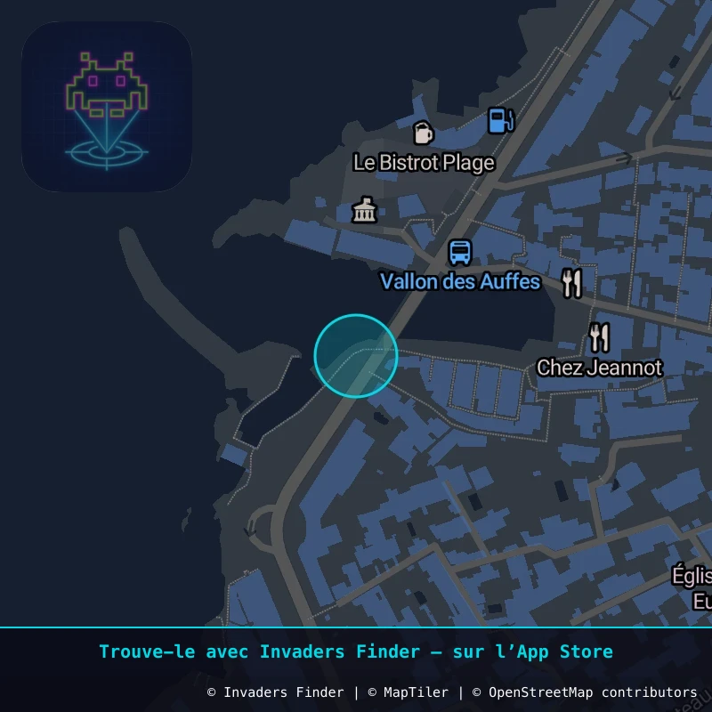 Zone approximative de l'invader MARS_60, dans le quartier Le Pharo, Marseille à Marseille. Emplacement exact disponible dans l'app Invaders Finder.