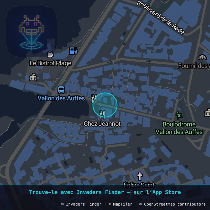 Zone approximative de l'invader MARS_61, dans le quartier Le Pharo, Marseille à Marseille. Emplacement exact disponible dans l'app Invaders Finder.