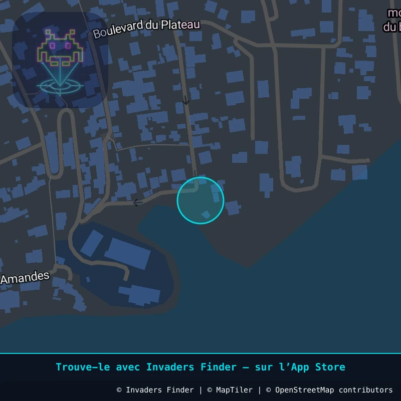 Zone approximative de l'invader MARS_72, dans le quartier La Valbarelle, Marseille à Marseille. Emplacement exact disponible dans l'app Invaders Finder.