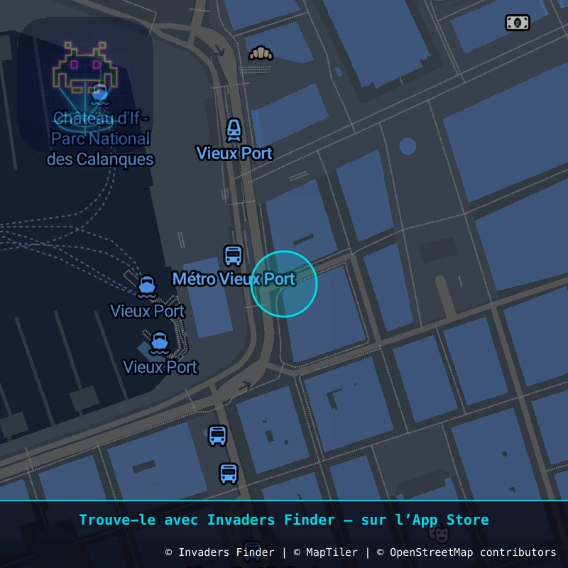 Zone approximative de l'invader MARS_79, dans le quartier Notre-Dame-du-Mont, Marseille à Marseille. Emplacement exact disponible dans l'app Invaders Finder.