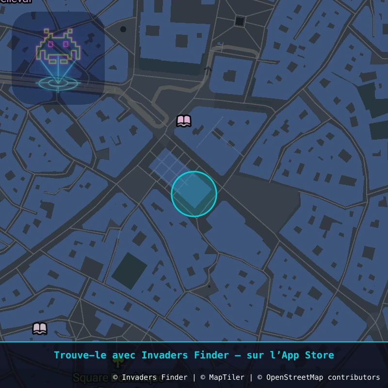 Zone approximative de l'invader MPL_14, dans le quartier Centre Historique, Montpellier à Montpellier. Emplacement exact disponible dans l'app Invaders Finder.