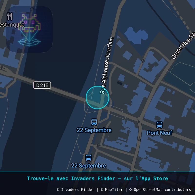 Zone approximative de l'invader MTB_06, dans le quartier Villenouvelle, Montauban à Montauban. Emplacement exact disponible dans l'app Invaders Finder.