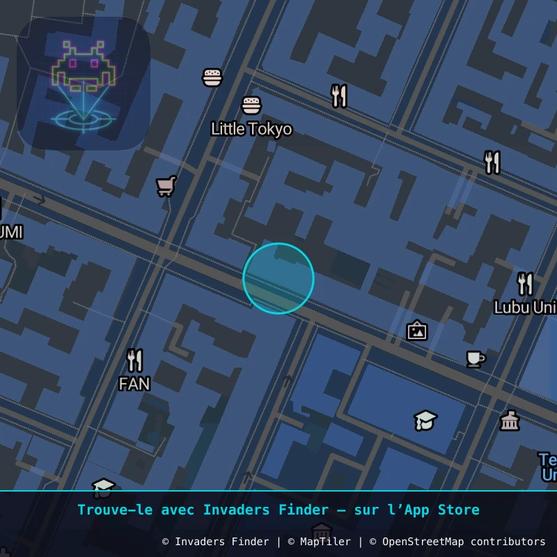 Zone approximative de l'invader MUN_02, dans le quartier Schwanthalerhöhe, Munich à Munich. Emplacement exact disponible dans l'app Invaders Finder.