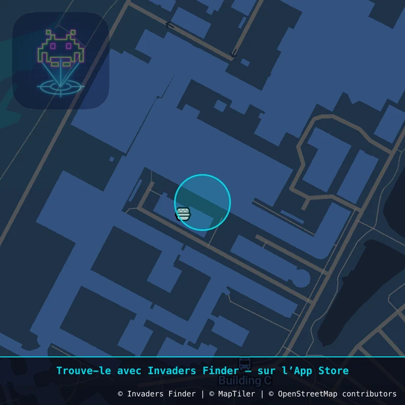 Zone approximative de l'invader NOO_01, dans le quartier Noordwijk à Noordwijk. Emplacement exact disponible dans l'app Invaders Finder.