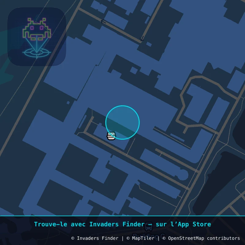 Zone approximative de l'invader NOO_02, dans le quartier Noordwijk à Noordwijk. Emplacement exact disponible dans l'app Invaders Finder.
