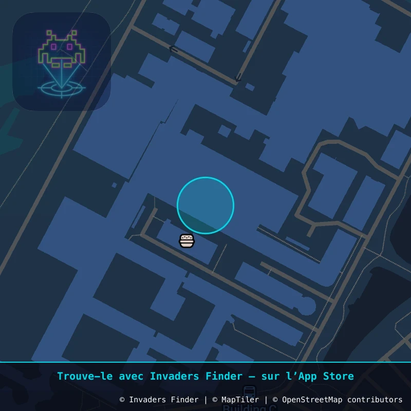 Zone approximative de l'invader NOO_05, dans le quartier Noordwijk à Noordwijk. Emplacement exact disponible dans l'app Invaders Finder.