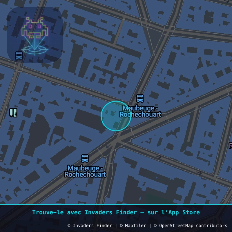 Zone approximative de l'invader PA_1012, dans le quartier 9e arrondissement de Paris à Paris. Emplacement exact disponible dans l'app Invaders Finder.