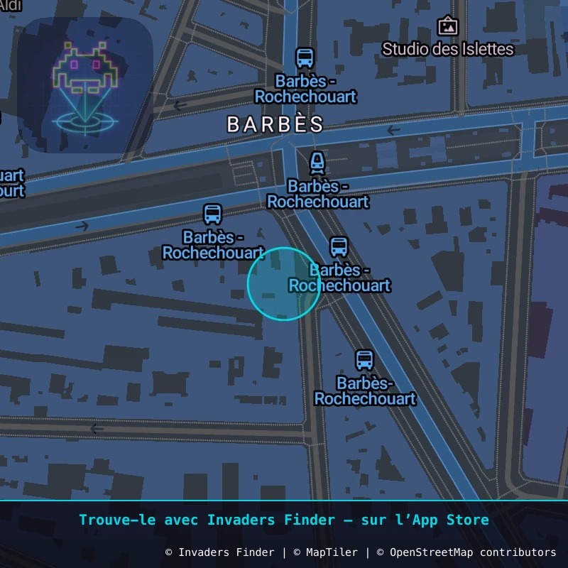 Zone approximative de l'invader PA_1050, dans le quartier 9e arrondissement de Paris à Paris. Emplacement exact disponible dans l'app Invaders Finder.