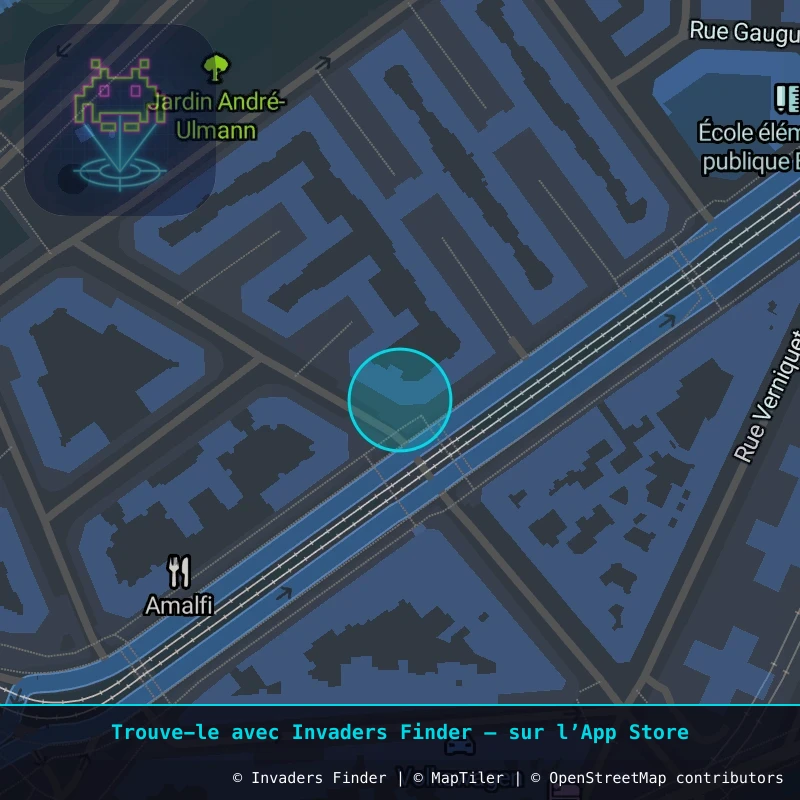 Zone approximative de l'invader PA_1430, dans le quartier 17e arrondissement de Paris à Paris. Emplacement exact disponible dans l'app Invaders Finder.