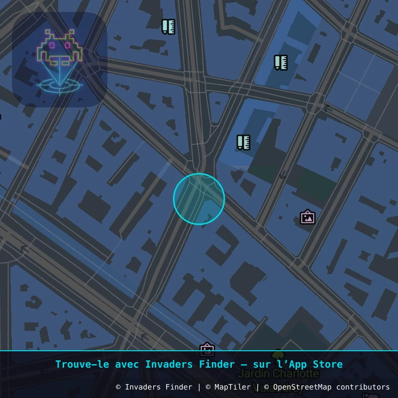 Zone approximative de l'invader PA_223, dans le quartier 12e arrondissement de Paris à Paris. Emplacement exact disponible dans l'app Invaders Finder.