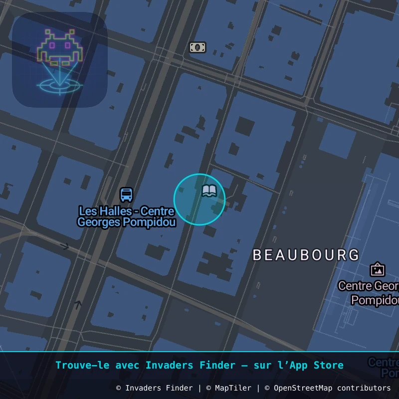 Zone approximative de l'invader PA_30, dans le quartier 4e arrondissement de Paris à Paris. Emplacement exact disponible dans l'app Invaders Finder.