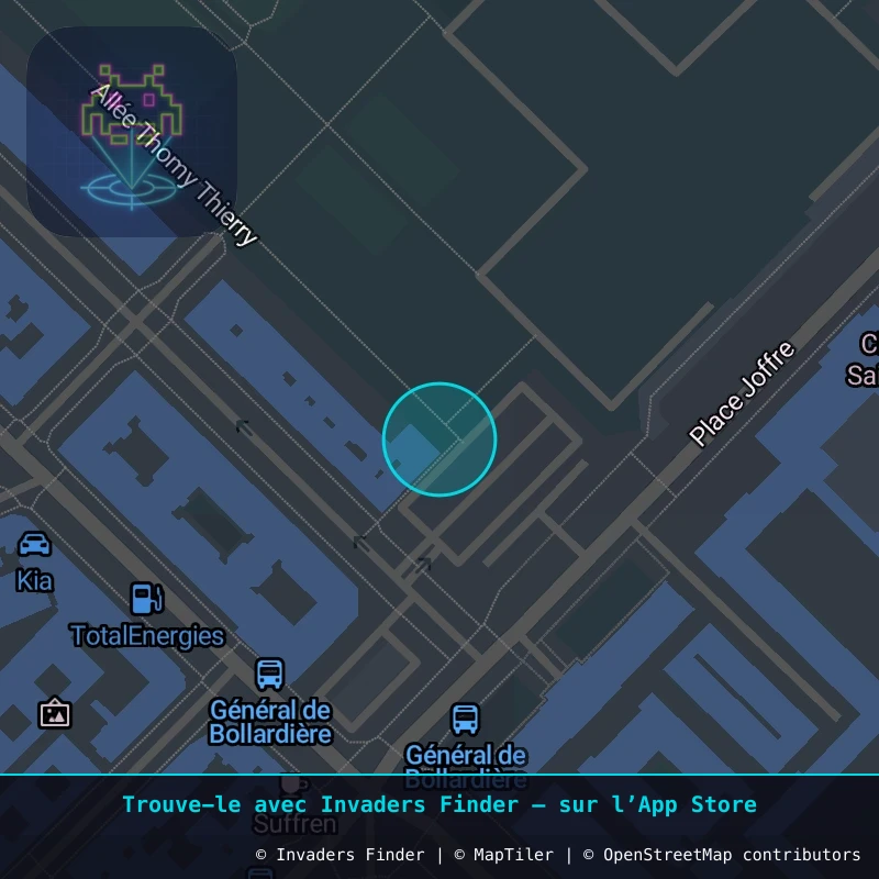 Zone approximative de l'invader PA_381, dans le quartier 7e arrondissement de Paris à Paris. Emplacement exact disponible dans l'app Invaders Finder.