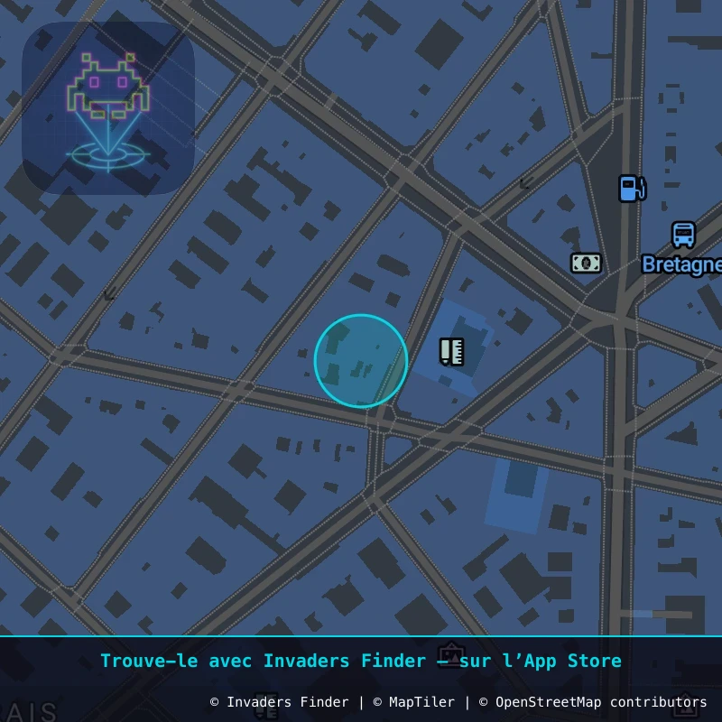 Zone approximative de l'invader PA_575, dans le quartier 3e arrondissement de Paris à Paris. Emplacement exact disponible dans l'app Invaders Finder.