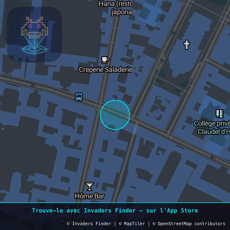 Zone approximative de l'invader PA_630, dans le quartier 7e arrondissement de Paris à Paris. Emplacement exact disponible dans l'app Invaders Finder.
