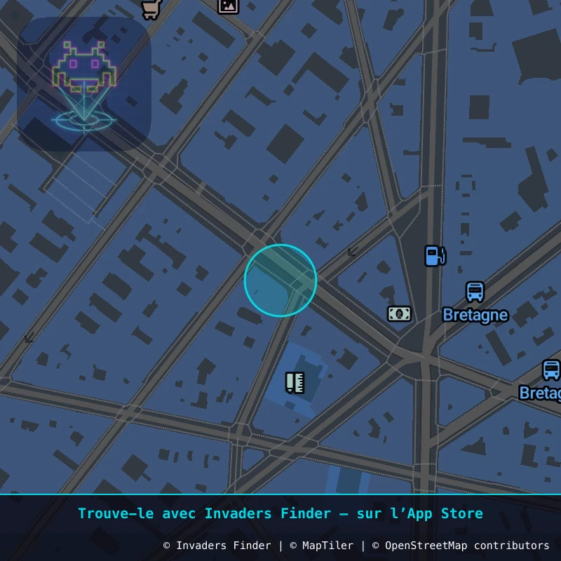 Zone approximative de l'invader PA_655, dans le quartier 3e arrondissement de Paris à Paris. Emplacement exact disponible dans l'app Invaders Finder.