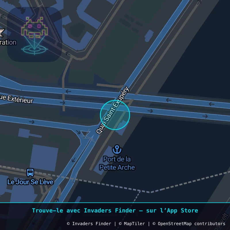 Approximate area of invader PA_760, in the 16th arrondissement, Paris area of Paris. Exact location available in the Invaders Finder app.