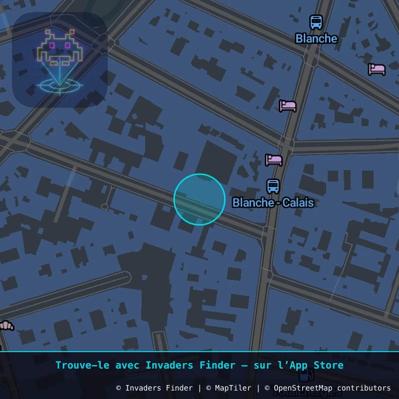 Zone approximative de l'invader PA_80, dans le quartier 9e arrondissement de Paris à Paris. Emplacement exact disponible dans l'app Invaders Finder.