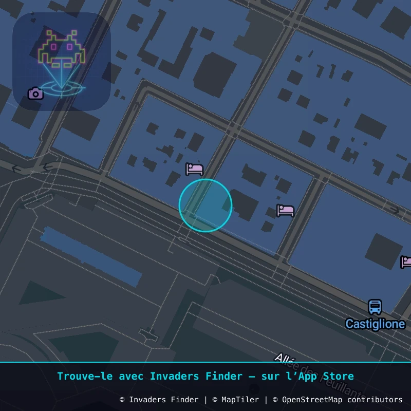 Zone approximative de l'invader PA_843, dans le quartier 1er arrondissement de Paris à Paris. Emplacement exact disponible dans l'app Invaders Finder.