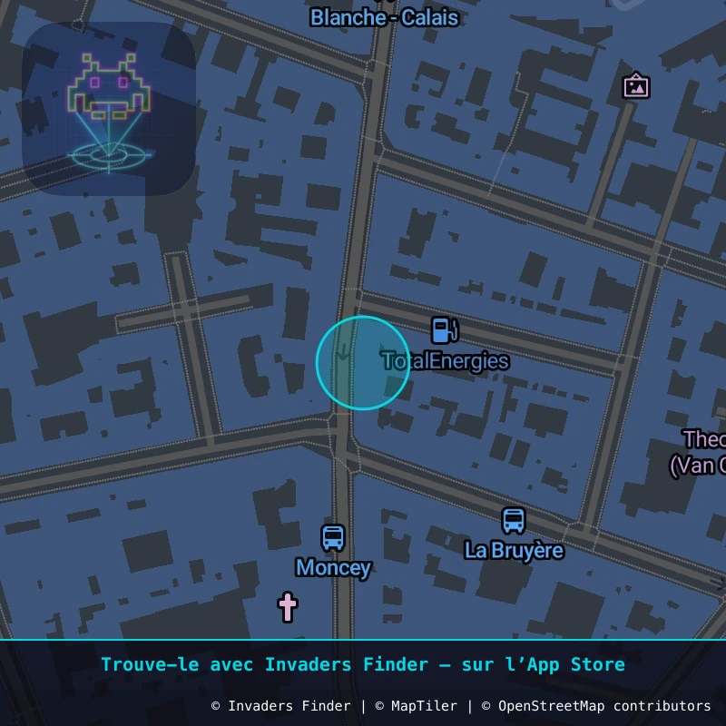 Zone approximative de l'invader PA_866, dans le quartier 9e arrondissement de Paris à Paris. Emplacement exact disponible dans l'app Invaders Finder.