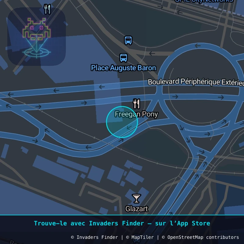Zone approximative de l'invader PA_911, dans le quartier 19e arrondissement de Paris à Paris. Emplacement exact disponible dans l'app Invaders Finder.