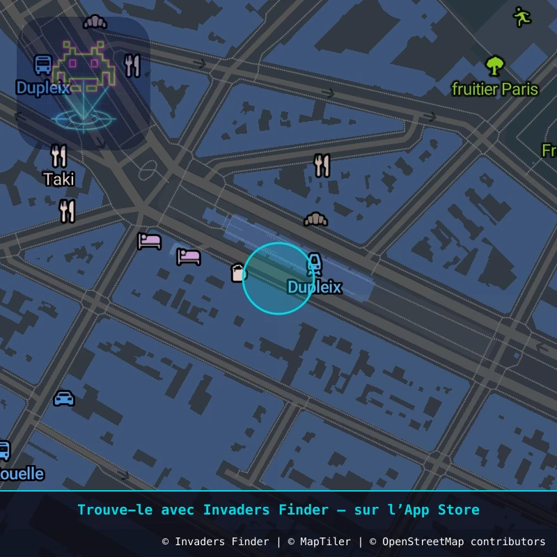 Zone approximative de l'invader PA_950, dans le quartier 15e arrondissement de Paris à Paris. Emplacement exact disponible dans l'app Invaders Finder.