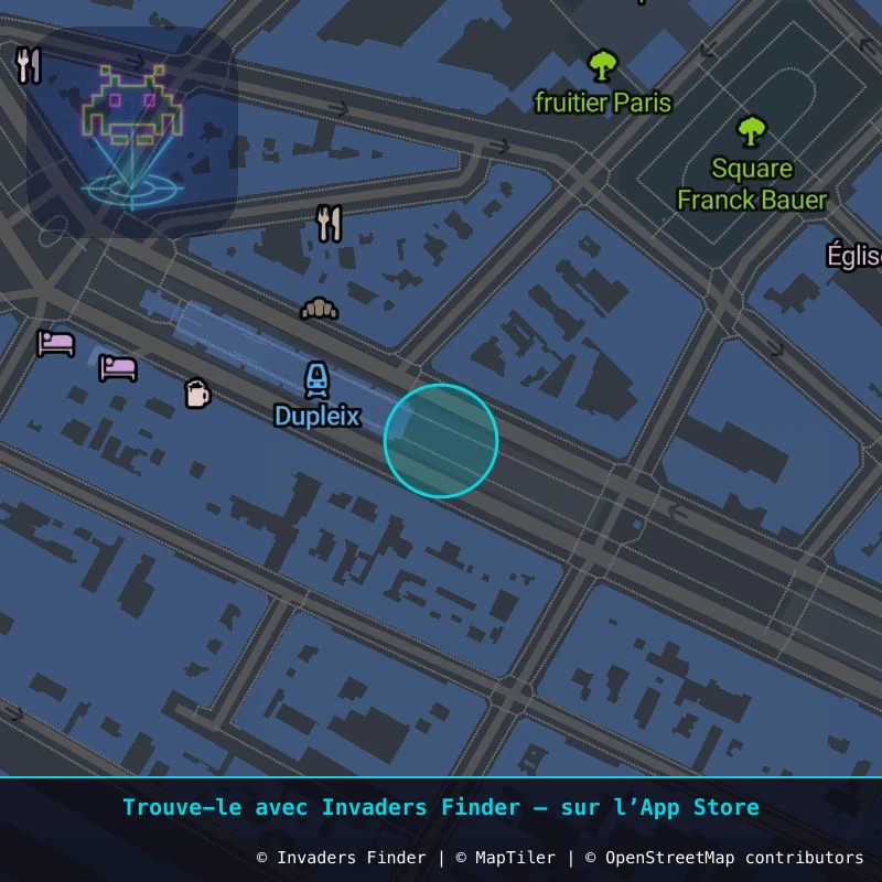 Zone approximative de l'invader PA_951, dans le quartier 15e arrondissement de Paris à Paris. Emplacement exact disponible dans l'app Invaders Finder.