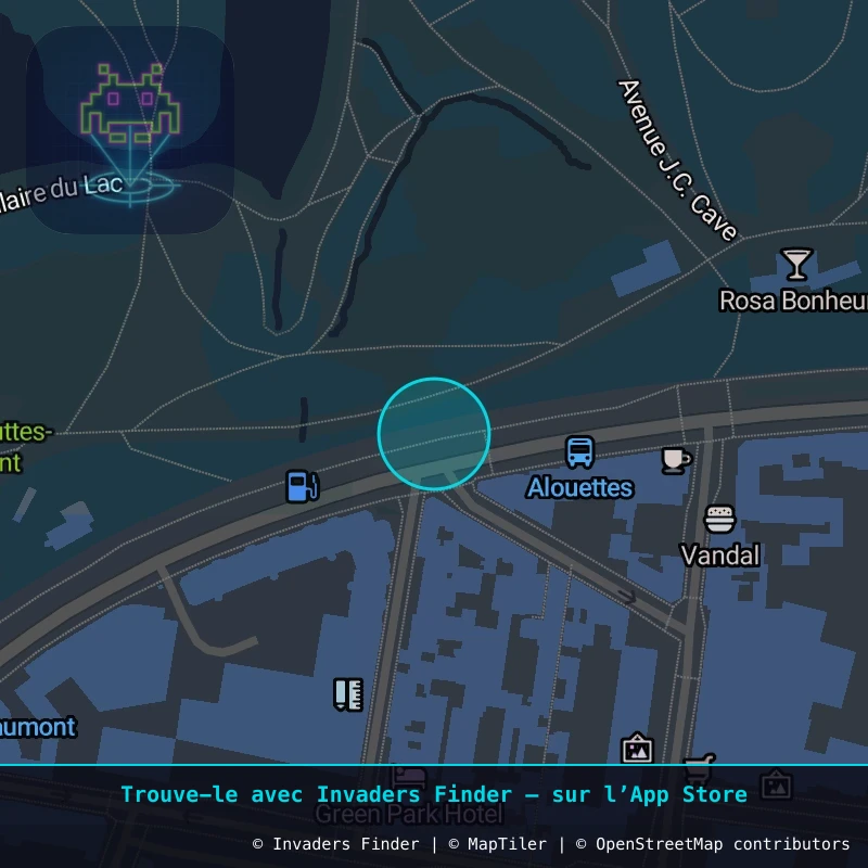 Zone approximative de l'invader PA_986, dans le quartier 19e arrondissement de Paris à Paris. Emplacement exact disponible dans l'app Invaders Finder.