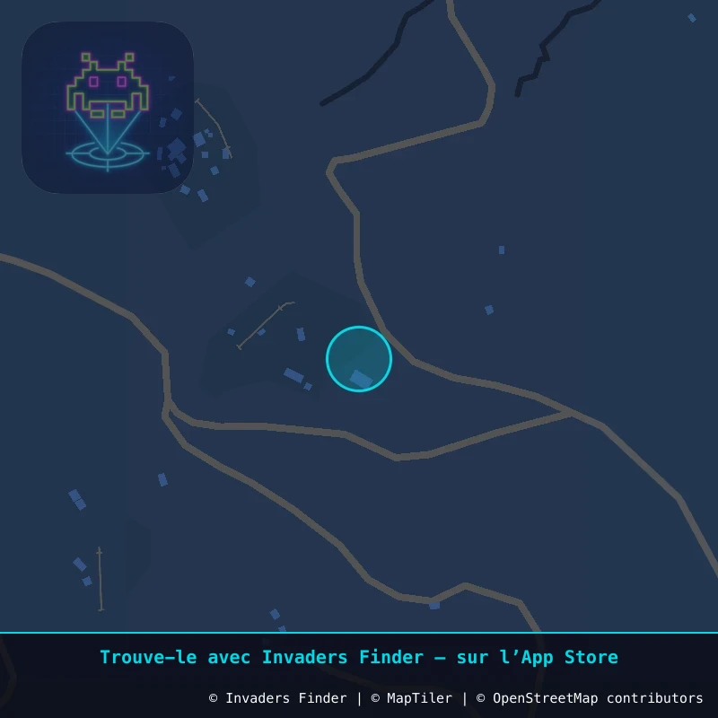 Zone approximative de l'invader POTI_08, dans le quartier Campamento Pailaviri, Potosí à Potosí. Emplacement exact disponible dans l'app Invaders Finder.