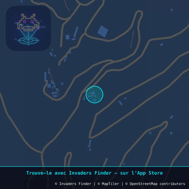 Zone approximative de l'invader POTI_19, dans le quartier Campamento Pailaviri, Potosí à Potosí. Emplacement exact disponible dans l'app Invaders Finder.