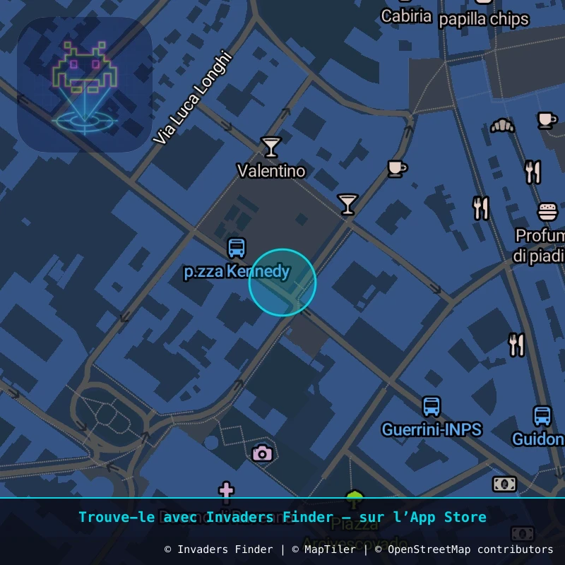 Zone approximative de l'invader RA_35, dans le quartier San Rocco, Ravenne à Ravenne. Emplacement exact disponible dans l'app Invaders Finder.