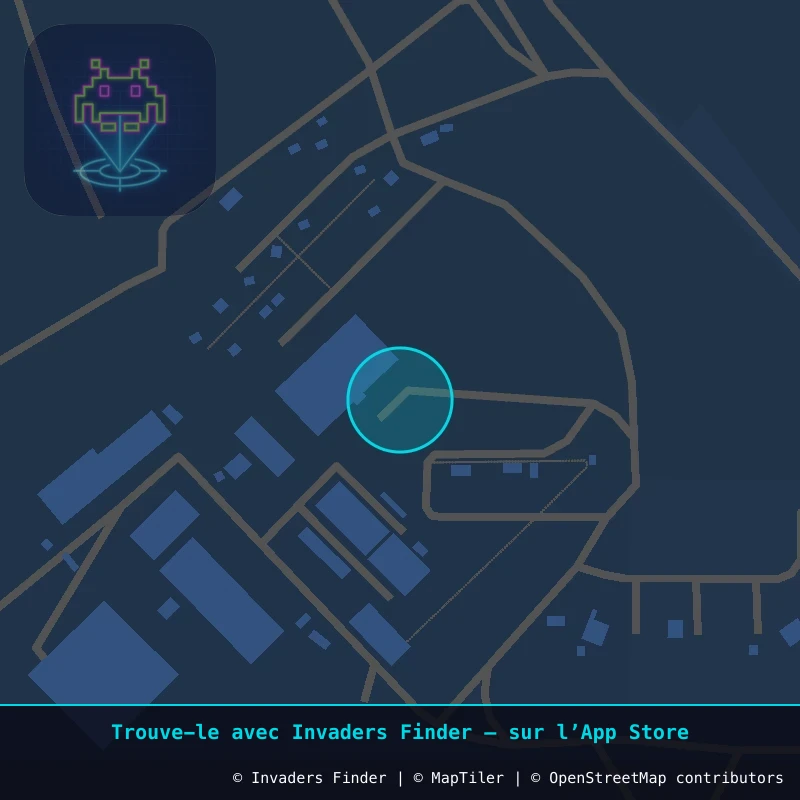 Zone approximative de l'invader RDU_01, dans le quartier Centre-ville, Redu à Redu. Emplacement exact disponible dans l'app Invaders Finder.