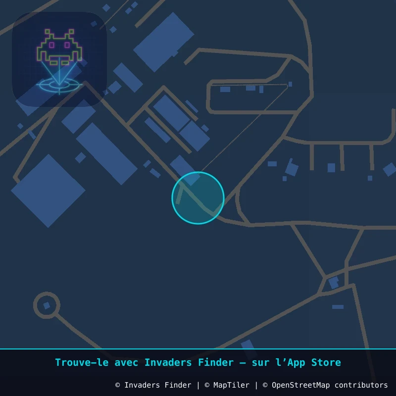 Zone approximative de l'invader RDU_02, dans le quartier Centre-ville, Redu à Redu. Emplacement exact disponible dans l'app Invaders Finder.