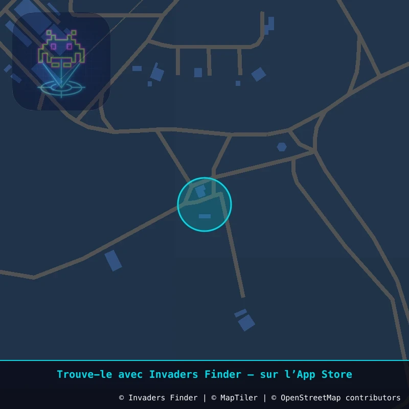Zone approximative de l'invader RDU_03, dans le quartier Centre-ville, Redu à Redu. Emplacement exact disponible dans l'app Invaders Finder.