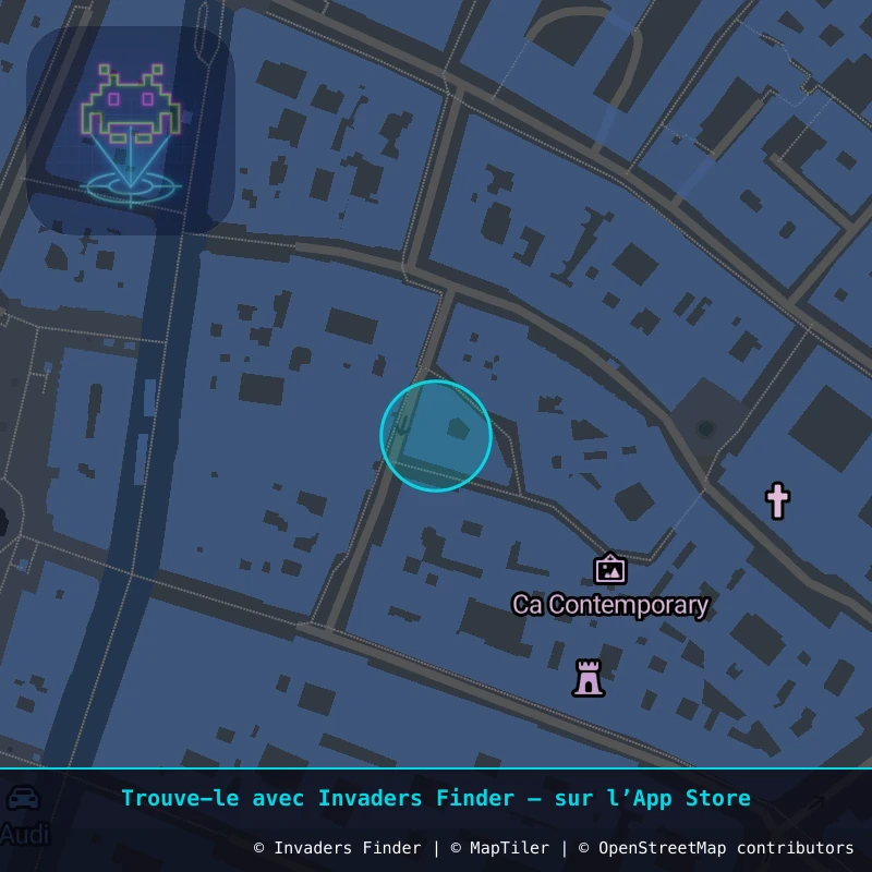 Zone approximative de l'invader WN_31, dans le quartier Widmerviertel, Vienne à Vienne. Emplacement exact disponible dans l'app Invaders Finder.